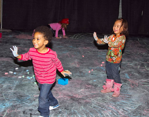 Chalk Drawing Floor