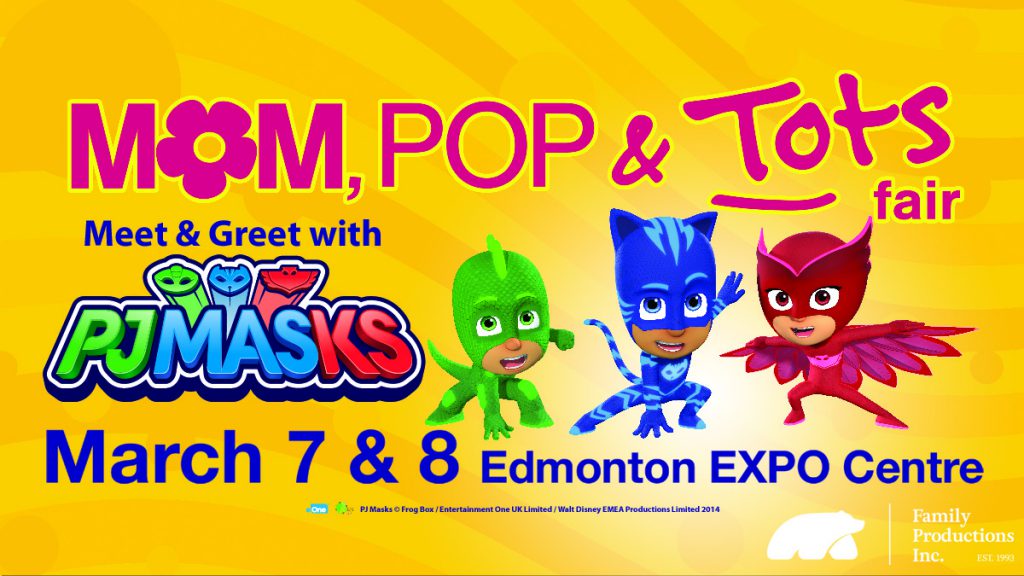 PJ Mask at the Mom, Pop & Tots Fair