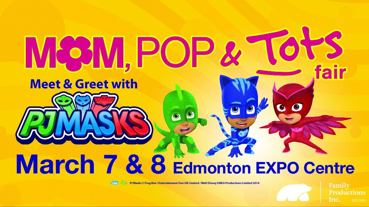 PJ Mask at the Mom, Pop & Tots Fair